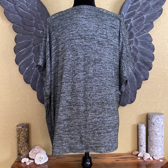 Sonoma Oversized V-neck Soft Touch Poncho Shirt Top - Picture 6 of 7